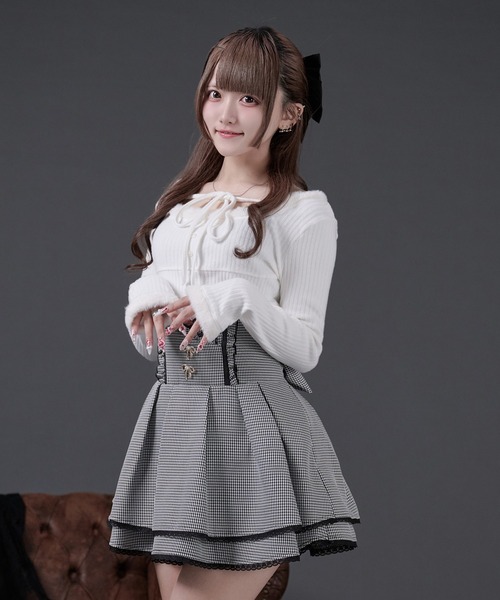 コルセットボリュームスカート（スカート）｜Pal elfy（パルエルフィー