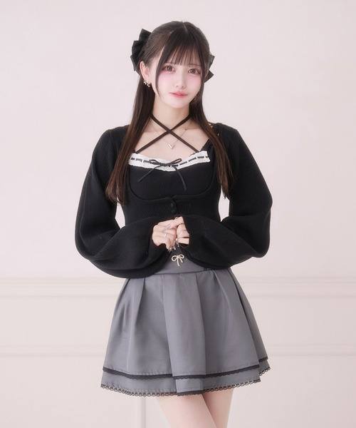 コルセットボリュームスカート（スカート）｜Pal elfy（パルエルフィー