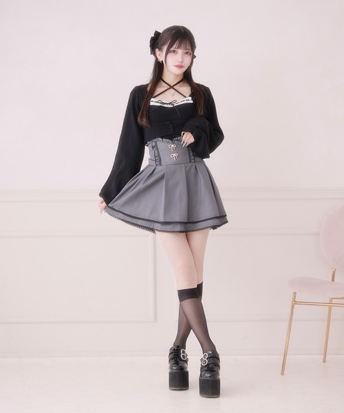 Pal elfy（パルエルフィー）の「コルセットボリュームスカート（スカート・レディース・ブラック/ブラック系その他2/ブラック系その他/チャコールグレー/グレー系その他/グレー・フリー）」の12枚目の写真