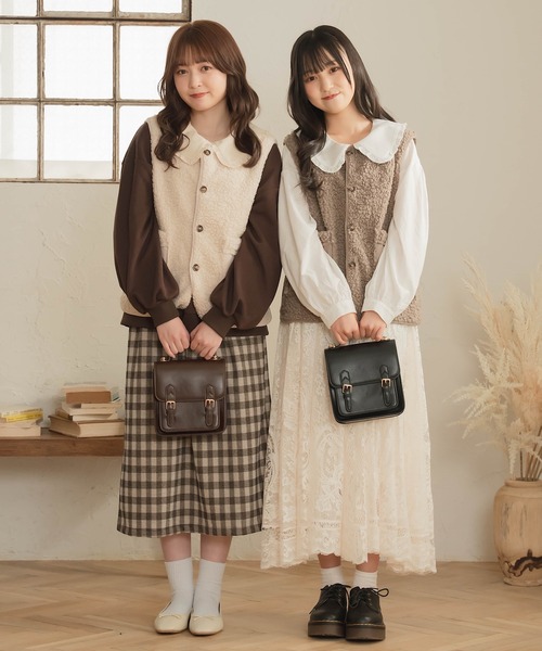 Cham.（チャム）の「レースフレアスカート（スカート・レディース・ベージュ・F）」の5枚目の写真