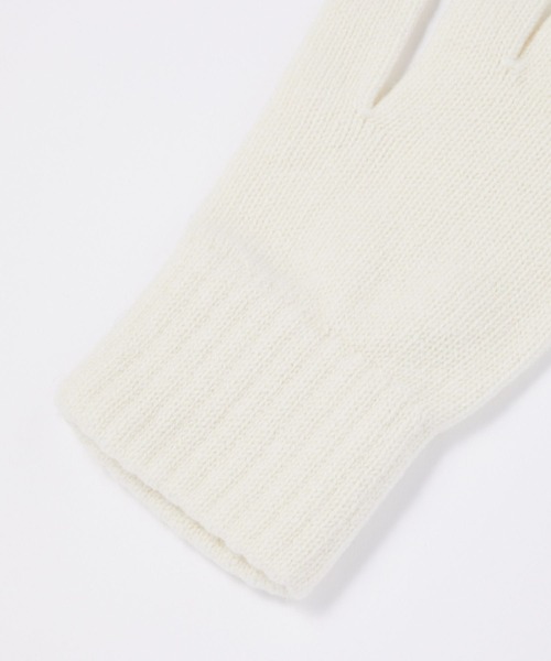 Joshua Ellis（ジョシュアエリス）の「Joshua Ellis PLAIN KNIT GLOVES ジョシュアエリス カシミヤ 手袋（手袋・メンズ・ネイビー/グレー/オフホワイト/ブラック・FREE）」の5枚目の写真