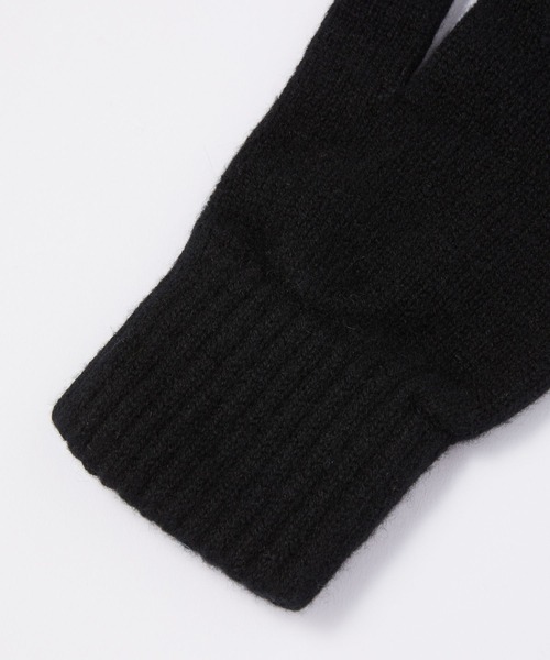 Joshua Ellis（ジョシュアエリス）の「Joshua Ellis PLAIN KNIT GLOVES ジョシュアエリス カシミヤ 手袋（手袋・メンズ・ネイビー/グレー/オフホワイト/ブラック・FREE）」の6枚目の写真