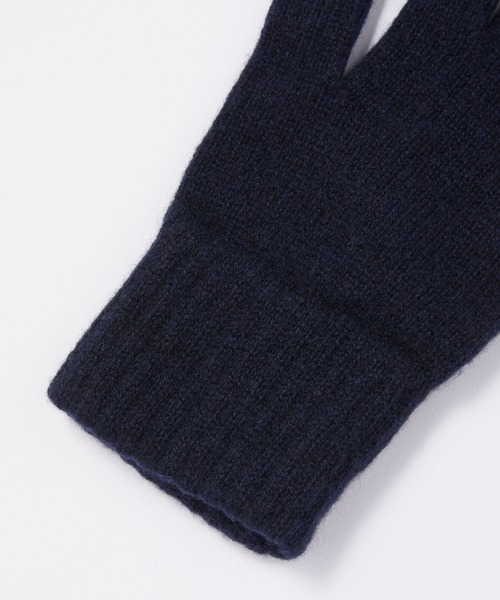 Joshua Ellis（ジョシュアエリス）の「Joshua Ellis PLAIN KNIT GLOVES ジョシュアエリス カシミヤ 手袋（手袋・メンズ・ネイビー/グレー/オフホワイト/ブラック・FREE）」の8枚目の写真