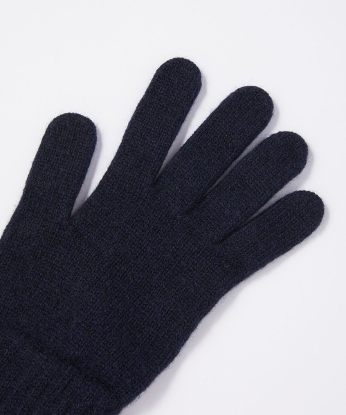 Joshua Ellis（ジョシュアエリス）の「Joshua Ellis PLAIN KNIT GLOVES ジョシュアエリス カシミヤ 手袋（手袋・メンズ・ネイビー/グレー/オフホワイト/ブラック・FREE）」の9枚目の写真