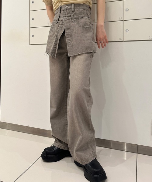 solleim（ソルレム）の「[3サイズ展開][全骨格美脚見え]スカート