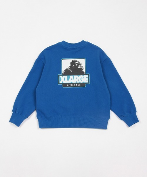 XLARGE KIDS（エクストララージキッズ）の「ベーシックゴリラトレーナー（スウェット・キッズ・ブラック/グリーン/ブルー/トップグレー/レッド・90cm/120cm/110cm/130cm/140cm/80ｃｍ/100cm）」の4枚目の写真