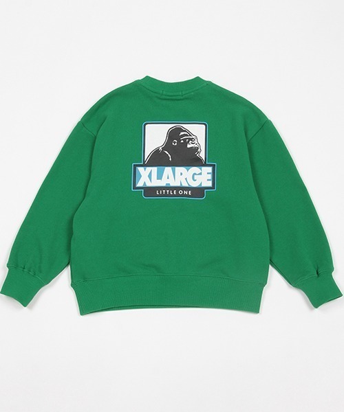 XLARGE KIDS（エクストララージキッズ）の「ベーシックゴリラトレーナー（スウェット・キッズ・ブラック/グリーン/ブルー/トップグレー/レッド・90cm/120cm/110cm/130cm/140cm/80ｃｍ/100cm）」の7枚目の写真