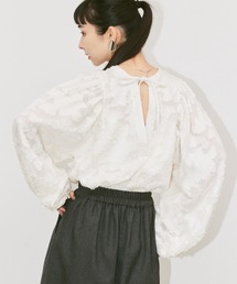 Happy John | 2way jacquard volume blouse / 2wayジャガードボリュームブラウス(シャツ/ブラウス)
