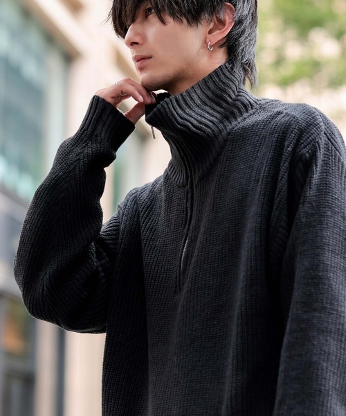 【美品】J.L-A.L Orbit Sweaterスウェット ニット セーター No sweat（ノースウェット）の「【no sweat.×ADMIX/ATELIER SAB MEN