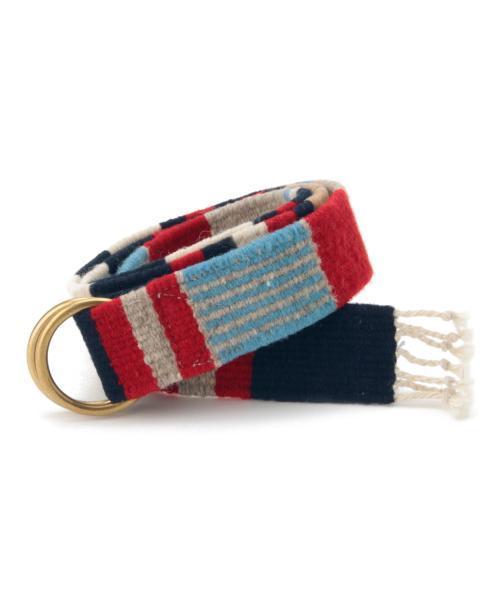 BEAMS BOY（ビームスボーイ）の「OJO DE MEX / Tapete Belt（ベルト・レディース・ホワイト/ネイビー・ONE SIZE）」の4枚目の写真