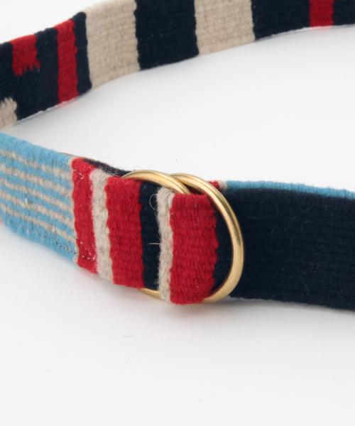 BEAMS BOY（ビームスボーイ）の「OJO DE MEX / Tapete Belt（ベルト・レディース・ホワイト/ネイビー・ONE SIZE）」の9枚目の写真
