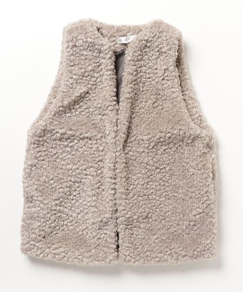 セール】RIKKA FEMME/リッカファム ベスト モコモコベスト ミドル丈