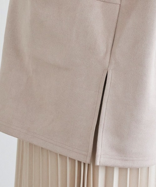 Pierrot(ピエロ)の「インナーセットフェイクスエードベスト(ベスト・レディース・ブラック/アイボリー・M/L)」の19枚目の写真