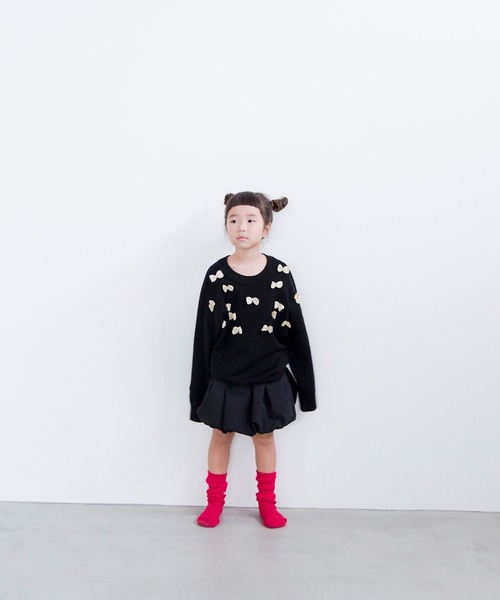 LOWRYS FARM（ローリーズファーム）の「ナイロンバルーンミニスカート　986757（スカート・キッズ・ブラック/ピンク/その他/ブルー系その他/ブラック系その他・150cm/140cm/130cm/120cm/110cm）」の8枚目の写真