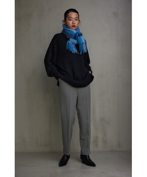 AZUL by moussy(アズールバイマウジー)の「カシミアタッチストール(ストール/ショール・レディース・ブルー系その他/ブラック/アイボリー・FREE)」の18枚目の写真