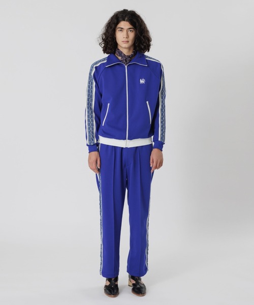 SASQUATCHfabrix.（サスクワァッチファブリックス）の「LACE TAPE TRACK JACKET（ジャージ・メンズ・ブルー/ブルー系その他・M/L）」の3枚目の写真