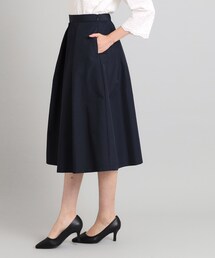 OPAQUE.CLIP | ≪セレモニー対応≫ タックフレアスカート【洗濯機洗い可】(スカート)