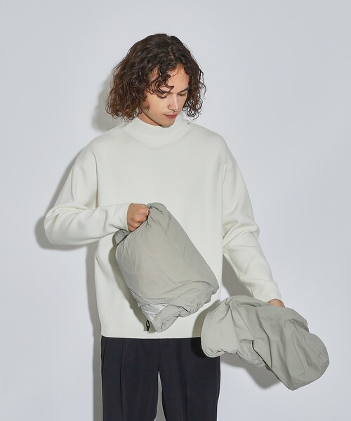 NANGA（ナンガ）の「◆NANGA × tk.TAKEO KIKUCHI 別注ダウンベスト（ダウンベスト・メンズ・ブラック/ライトグレー・02/03）」の9枚目の写真