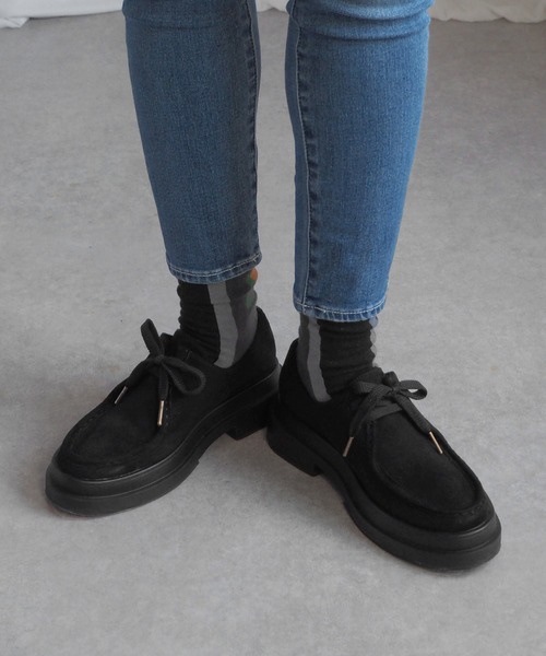 minia(ミニア)の「幾何学カラーソックス(ソックス/靴下・レディース・ブラック/グリーン/ベージュ・FREE)」の20枚目の写真