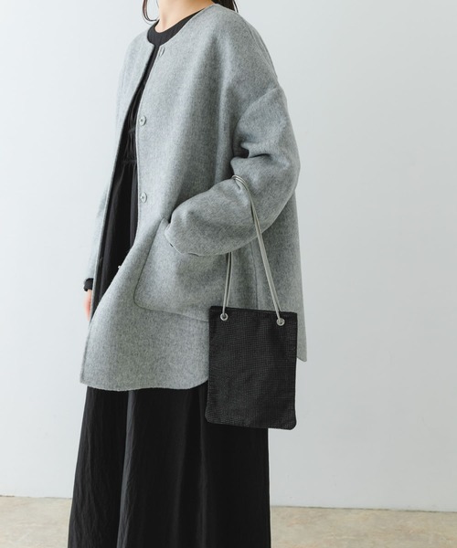 RODE SKO（ロデスコ）の「3WAYメタリックバッグ（ショルダーバッグ・レディース・ブラック/シルバー・ONE）」の6枚目の写真