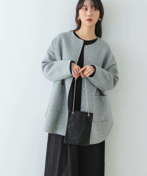 RODE SKO（ロデスコ）の「3WAYメタリックバッグ（ショルダーバッグ・レディース・ブラック/シルバー・ONE）」の8枚目の写真