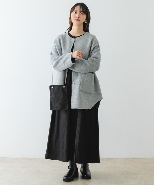 RODE SKO（ロデスコ）の「3WAYメタリックバッグ（ショルダーバッグ・レディース・ブラック/シルバー・ONE）」の10枚目の写真