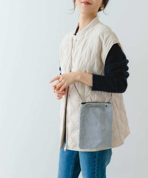 RODE SKO（ロデスコ）の「3WAYメタリックバッグ（ショルダーバッグ・レディース・ブラック/シルバー・ONE）」の13枚目の写真