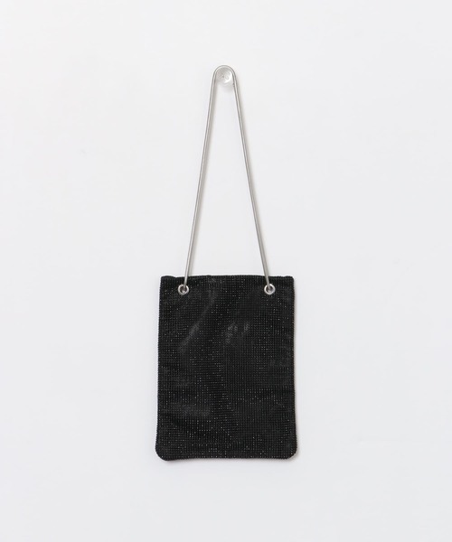 RODE SKO（ロデスコ）の「3WAYメタリックバッグ（ショルダーバッグ・レディース・ブラック/シルバー・ONE）」の16枚目の写真