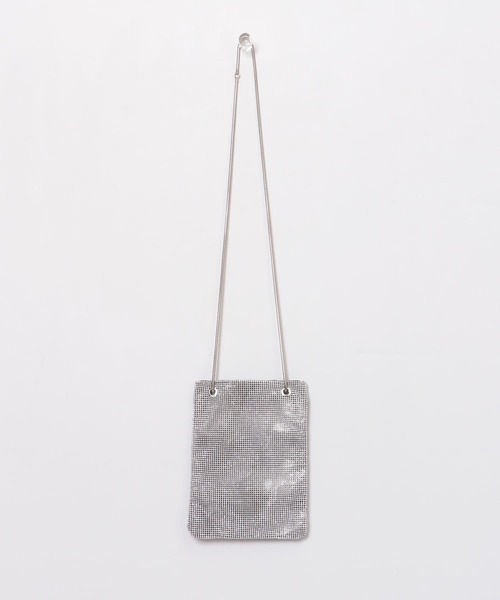 RODE SKO（ロデスコ）の「3WAYメタリックバッグ（ショルダーバッグ・レディース・ブラック/シルバー・ONE）」の18枚目の写真