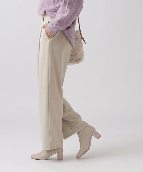 DRESKIP（ドレスキップ）の「◆裏に秘密（工夫）あったかボアワイドパンツ【SHOO WARM】（その他パンツ・レディース・ナチュラル/ベージュ系その他2/ブラック系1・02/03/04）」の6枚目の写真