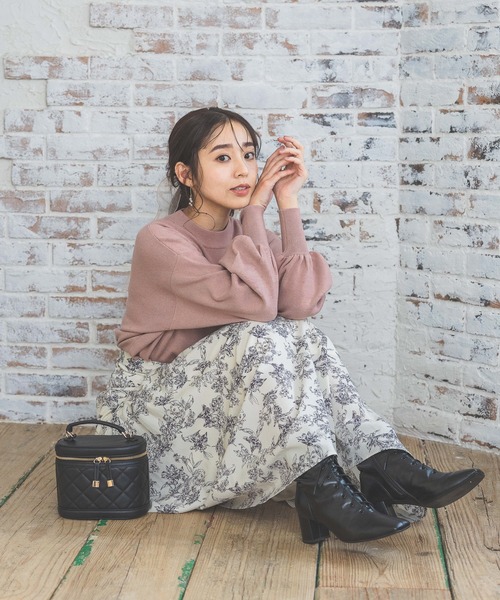 mysty woman(ミスティウーマン)の「ラウンドギャザースカート 990901(スカート・レディース・ベージュ系その他/アイボリー/ピンク系その他・FREE)」の18枚目の写真