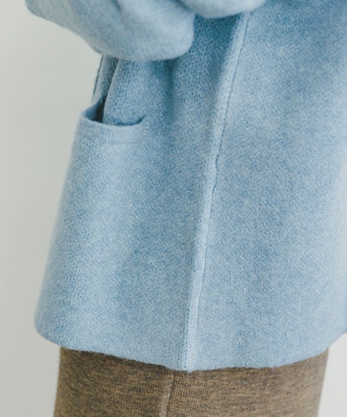 ITEMS URBANRESEARCH（アイテムズ アーバンリサーチ）の「ウールミックスノーカラーカーディガン（カーディガン/ボレロ・レディース・オフホワイト/ブラウン/ライトブルー・FREE）」の20枚目の写真