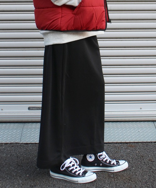 CONVERSE（コンバース）の「【CONVERSE/コンバース】ダンボールＩラインスカート（スカート・レディース・杢グレー/ブラック/アイボリー・L/M）」の17枚目の写真