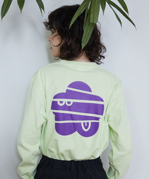 FRAPBOIS(フラボア)の「マークL/ST(Tシャツ/カットソー・レディース・ピンク/ホワイト/ライム/ブラック・2/1)」の11枚目の写真