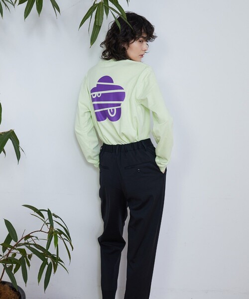 FRAPBOIS(フラボア)の「マークL/ST(Tシャツ/カットソー・レディース・ピンク/ホワイト/ライム/ブラック・2/1)」の13枚目の写真