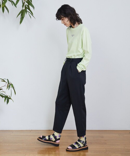 FRAPBOIS(フラボア)の「マークL/ST(Tシャツ/カットソー・レディース・ピンク/ホワイト/ライム/ブラック・2/1)」の20枚目の写真