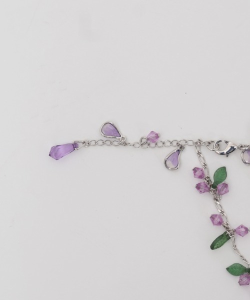 axes femme（アクシーズファム）の「藤の花モチーフブレスレット（ブレスレット・レディース・ゴールド/シルバー・FREE）」の4枚目の写真