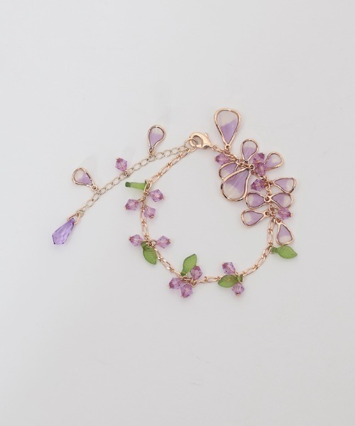 axes femme（アクシーズファム）の「藤の花モチーフブレスレット（ブレスレット・レディース・ゴールド/シルバー・FREE）」の5枚目の写真