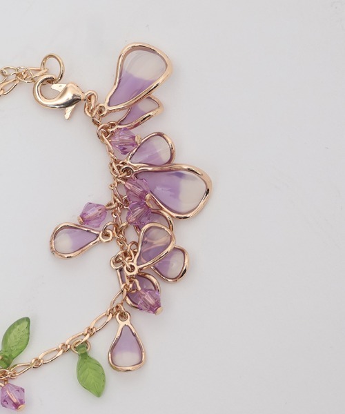 axes femme（アクシーズファム）の「藤の花モチーフブレスレット（ブレスレット・レディース・ゴールド/シルバー・FREE）」の6枚目の写真