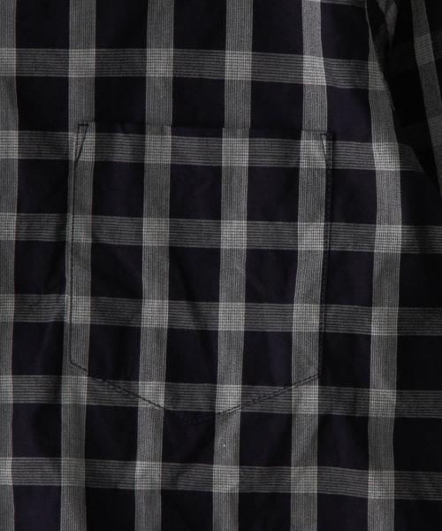 Steven Alan（スティーブンアラン）の「＜Steven Alan＞TOP CHECK REVERSE SEAM　SHIRT/ｼｬﾂ ◆（シャツ/ブラウス・レディース・グレー/ネイビー・MEDIUM/SMALL）」の7枚目の写真