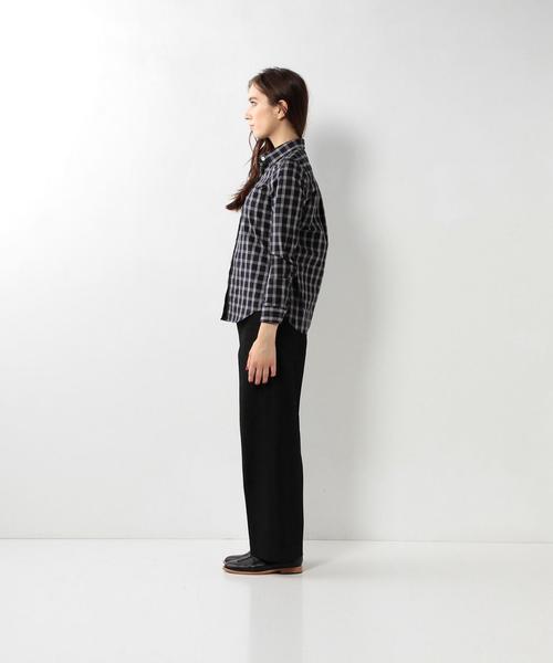 Steven Alan（スティーブンアラン）の「＜Steven Alan＞TOP CHECK REVERSE SEAM　SHIRT/ｼｬﾂ ◆（シャツ/ブラウス・レディース・グレー/ネイビー・MEDIUM/SMALL）」の12枚目の写真