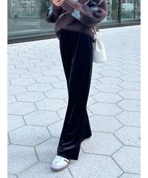 Ungrid | ベロアラフパンツ(その他パンツ)