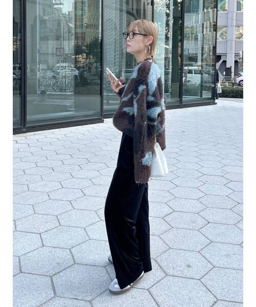 Ungrid（アングリッド）の「ベロアラフパンツ（その他パンツ
