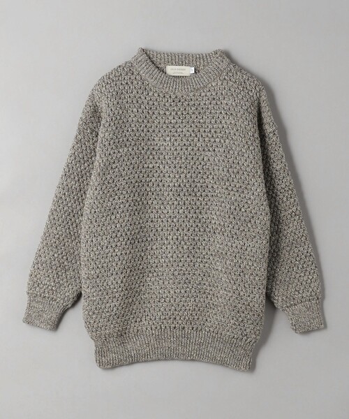 Oldderby Knitwear(オールダービーニットウェア)の「【別注】 <OLDDERBY KNITWEAR> ポップコーン ニット(ニット/セーター・メンズ・ブラウン/ダークグレー/コバルトブルー・M/L)」の2枚目の写真