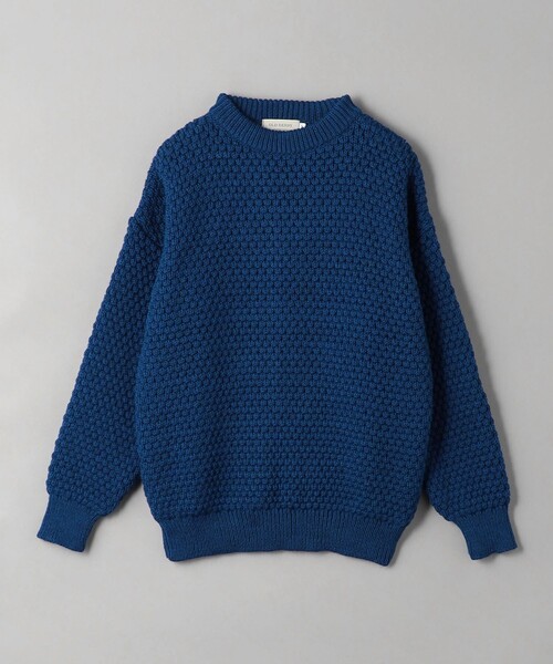 Oldderby Knitwear(オールダービーニットウェア)の「【別注】 <OLDDERBY KNITWEAR> ポップコーン ニット(ニット/セーター・メンズ・ブラウン/ダークグレー/コバルトブルー・M/L)」の3枚目の写真