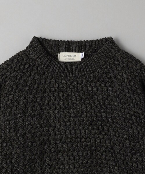 Oldderby Knitwear(オールダービーニットウェア)の「【別注】 <OLDDERBY KNITWEAR> ポップコーン ニット(ニット/セーター・メンズ・ブラウン/ダークグレー/コバルトブルー・M/L)」の5枚目の写真