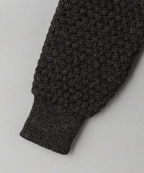 Oldderby Knitwear(オールダービーニットウェア)の「【別注】 <OLDDERBY KNITWEAR> ポップコーン ニット(ニット/セーター・メンズ・ブラウン/ダークグレー/コバルトブルー・M/L)」の6枚目の写真