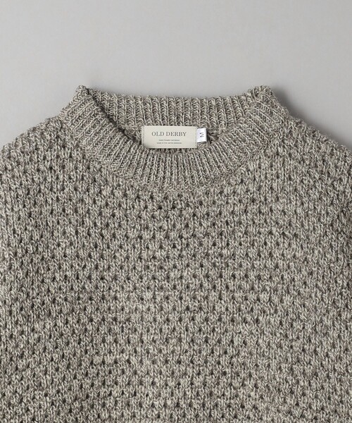 Oldderby Knitwear(オールダービーニットウェア)の「【別注】 <OLDDERBY KNITWEAR> ポップコーン ニット(ニット/セーター・メンズ・ブラウン/ダークグレー/コバルトブルー・M/L)」の9枚目の写真