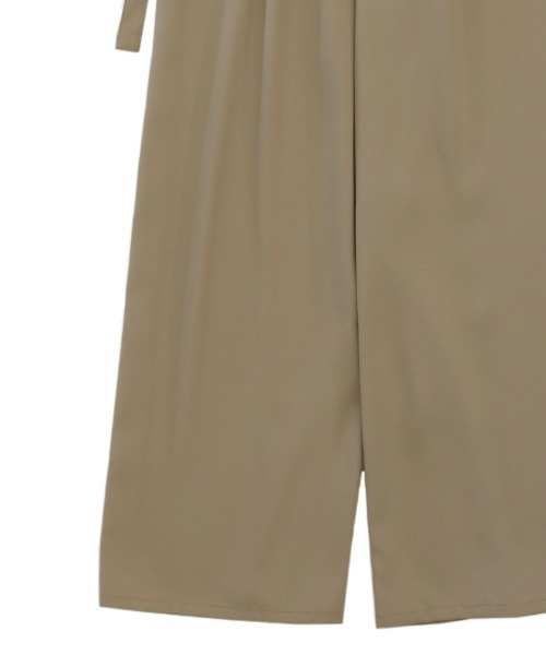 select MOCA(セレクトモカ)の「サイドベルトハイウエストワイドパンツ(スラックス・レディース・ブラック/グレイッシュベージュ・MEDIUM/LARGE)」の9枚目の写真