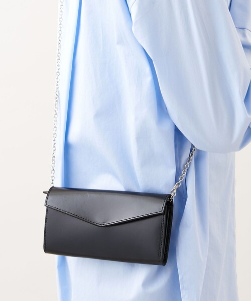 MASTER&Co（マスターアンドコー）の「【別注】＜MASTER&Co.＞Chain Purse 1（ショルダーバッグ・レディース・シルバー/ブラック・FREE）」の2枚目の写真